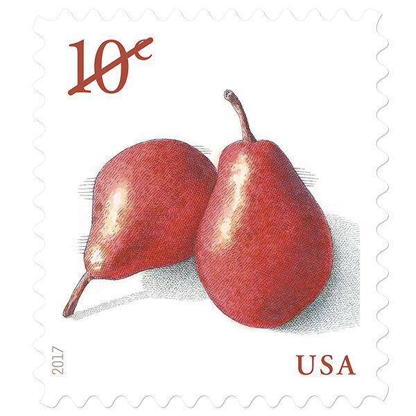USPS New Pears  PSA stamp pane of 20 Без бренда