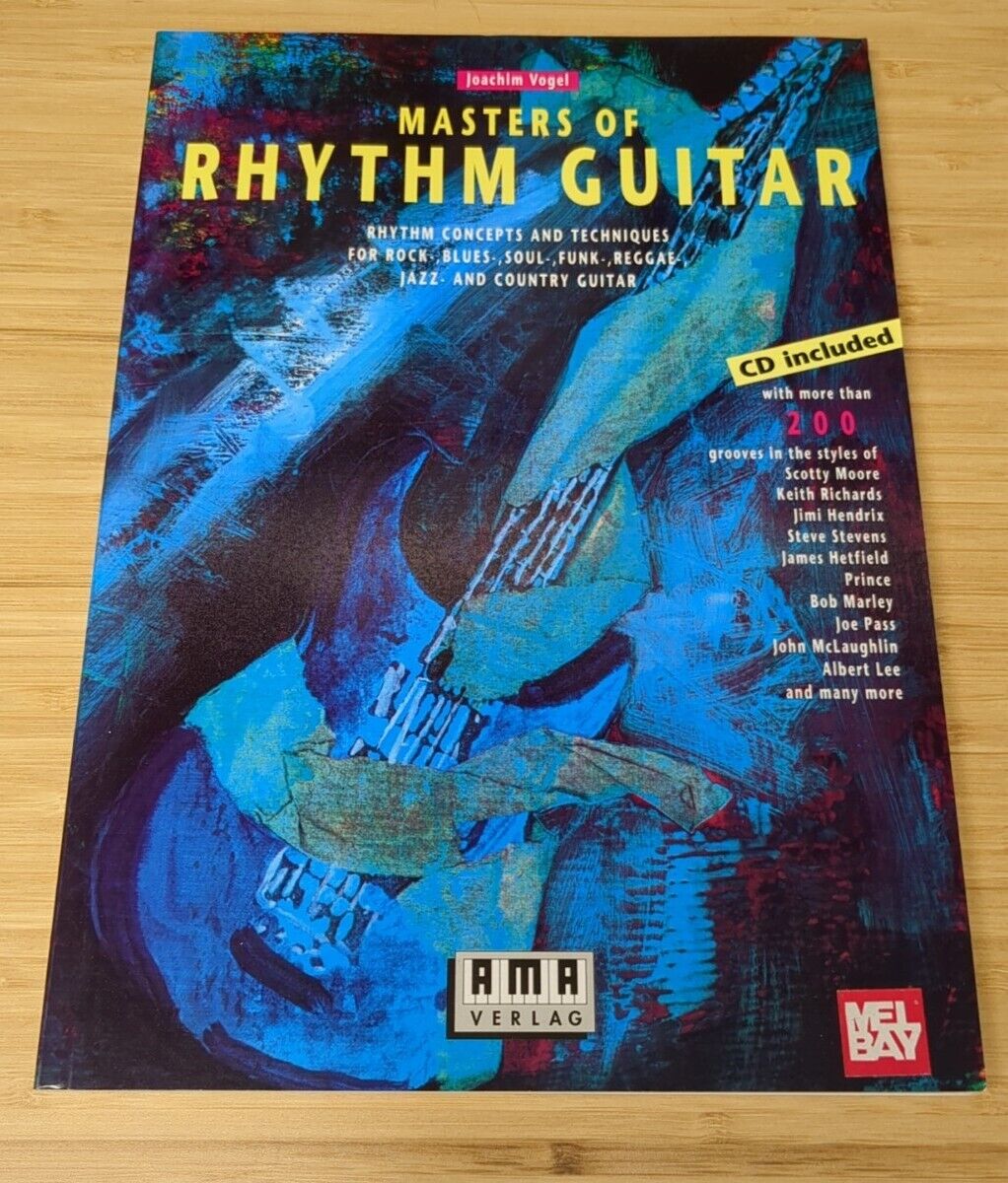 Masters of Rhythm Guitar Tab Book + CD - 153 Pages! Joachim Vogel Tablature  Без бренда N/A