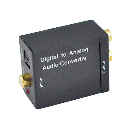 Digital Optical Coax to Analog RCA L/R Audio Converter Adapter with Fiber Cable Unbranded/Generic Does not Apply - фотография #3