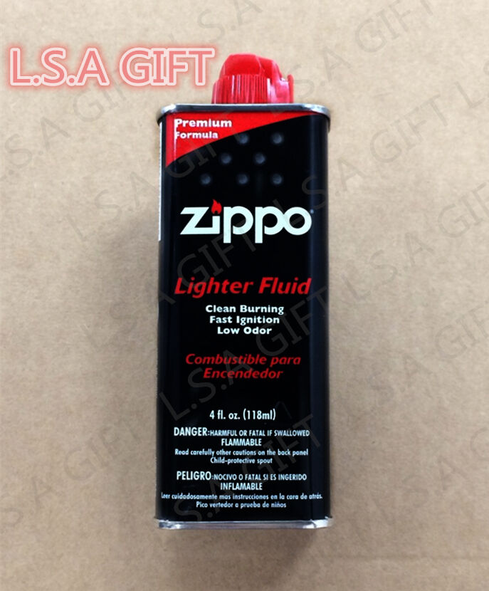  Zippo Premium Lighter Fluid 4 fl.oz (118ml) Can Fuel For Zippo Lighters ZIPPO