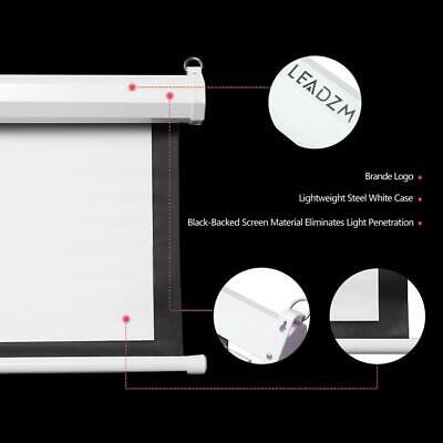 100 Inch 4:3 Manual Pull Down Projector Projection Screen Home Theater Movie LEADZM Does Not Apply - фотография #5