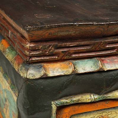 ANTIQUE MONK'S WRITING TABLE PAINTED PINE MONGOLIA CHINESE FURNITURE 19TH C.  Без бренда - фотография #8