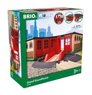 Brio World - 33736 Grand Roundhouse | 2 Piece Toy Train Accessory for Kids Ag... BRIO Does not apply