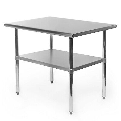 Stainless Steel 36" x 24" NSF Commercial Kitchen Work Food Prep Table GRIDMANN Does Not Apply - фотография #2