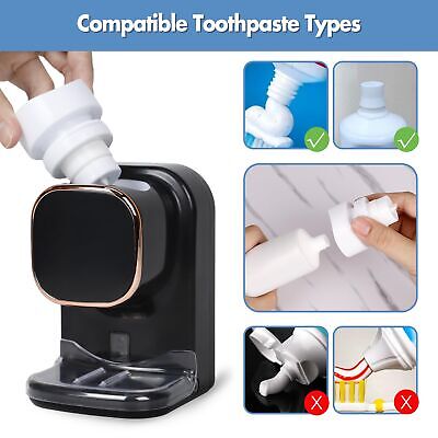 Upgraded Automatic Electric Toothpaste Dispenser Auto Toothpaste Dispenser with cambk - фотография #5