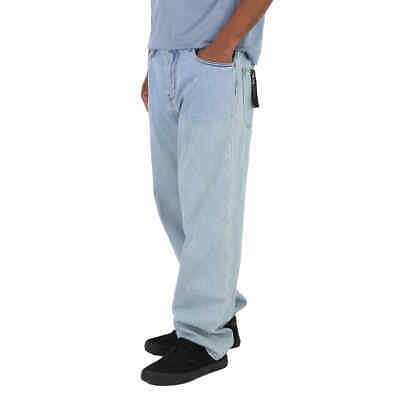 Emporio Armani Men's Hemp-Blend J73 Loose-Fit Denim Jeans, Waist Size 34" Emporio Armani 3R1J73-1DPWZ-0943 - фотография #2