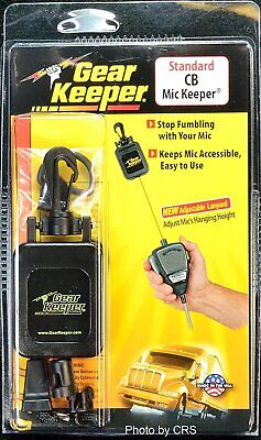 Gear Keeper RT4-4112 Black Retractable CB Radio Microphone Mic Hanger/Holder Gear Keeper RT44112, 6736034