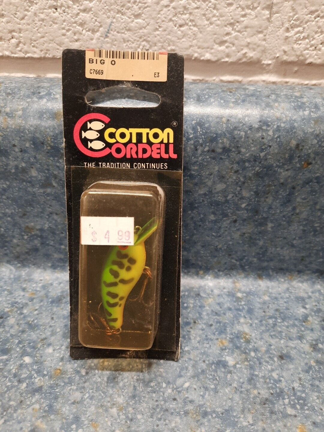 Vintage Cotton Cordell Big O Squarebill Made in North America! C76 Без бренда