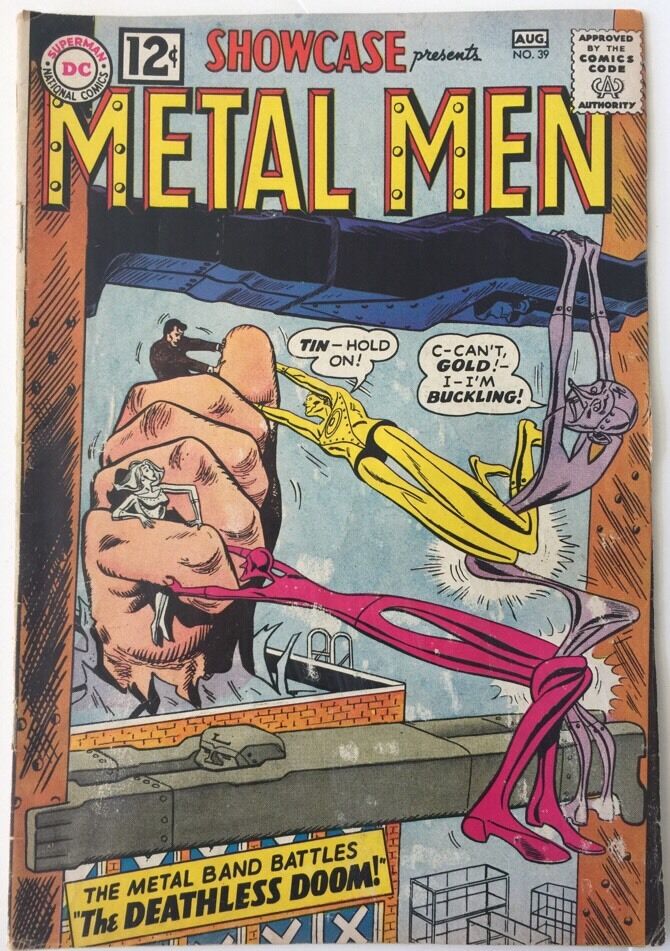 Showcase #39 , DC Comics, July/Aug 1962 Metal Men Без бренда