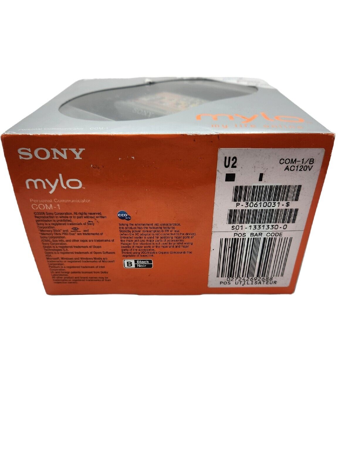 Sony Mylo Personal Communicator COM-1 Brand New Sony COM-1/BLACK;COM1WHITE;COM1BLACK;COM-1/W;COM1/B;MYLO - фотография #4