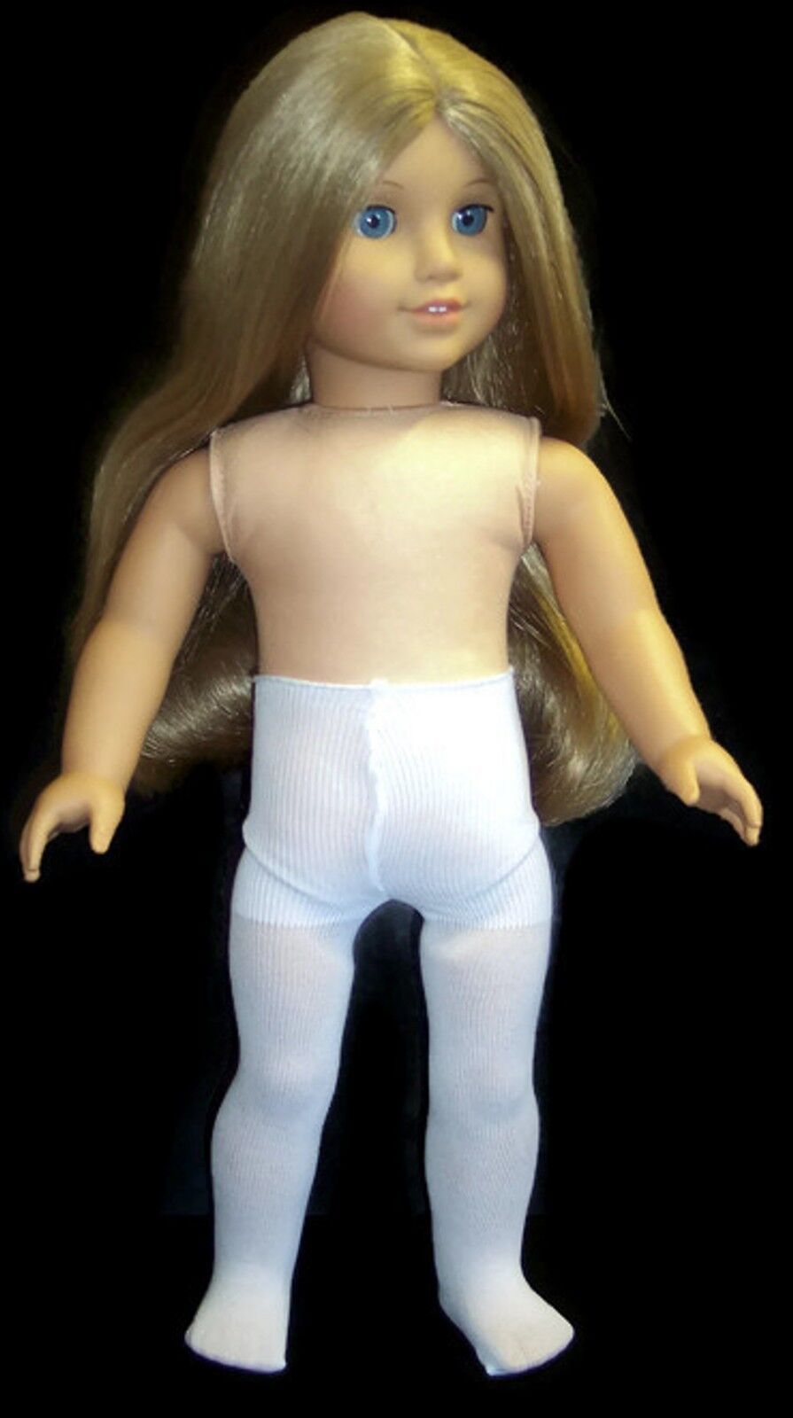 White Tights made for 18" American Girl Doll Clothes Accessories Dori's Doll Boutique 171w