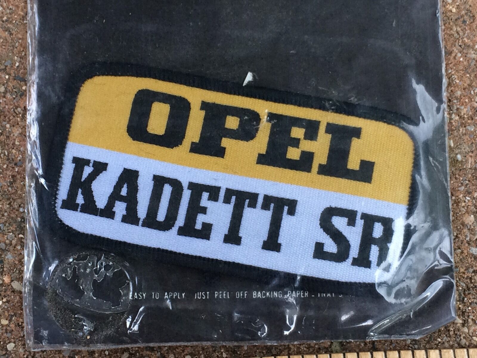 NIP Vintage Opel Kadett SR Euro Car Automobile Adhesive Patch Badge Без бренда - фотография #2