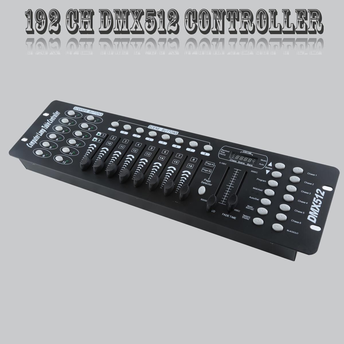 192 Channels DMX512 Controller Console For Stage Light Party DJ Laser Operator Unbranded Does not apply