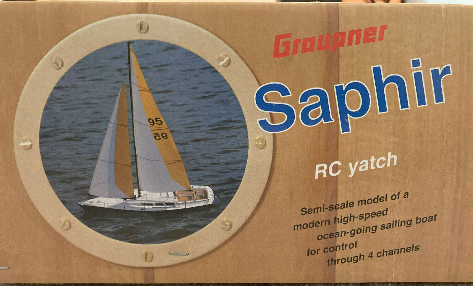 NEW Huge Graupner Saphir sail boat model kit for RC w/extras NIB Graupner - фотография #2