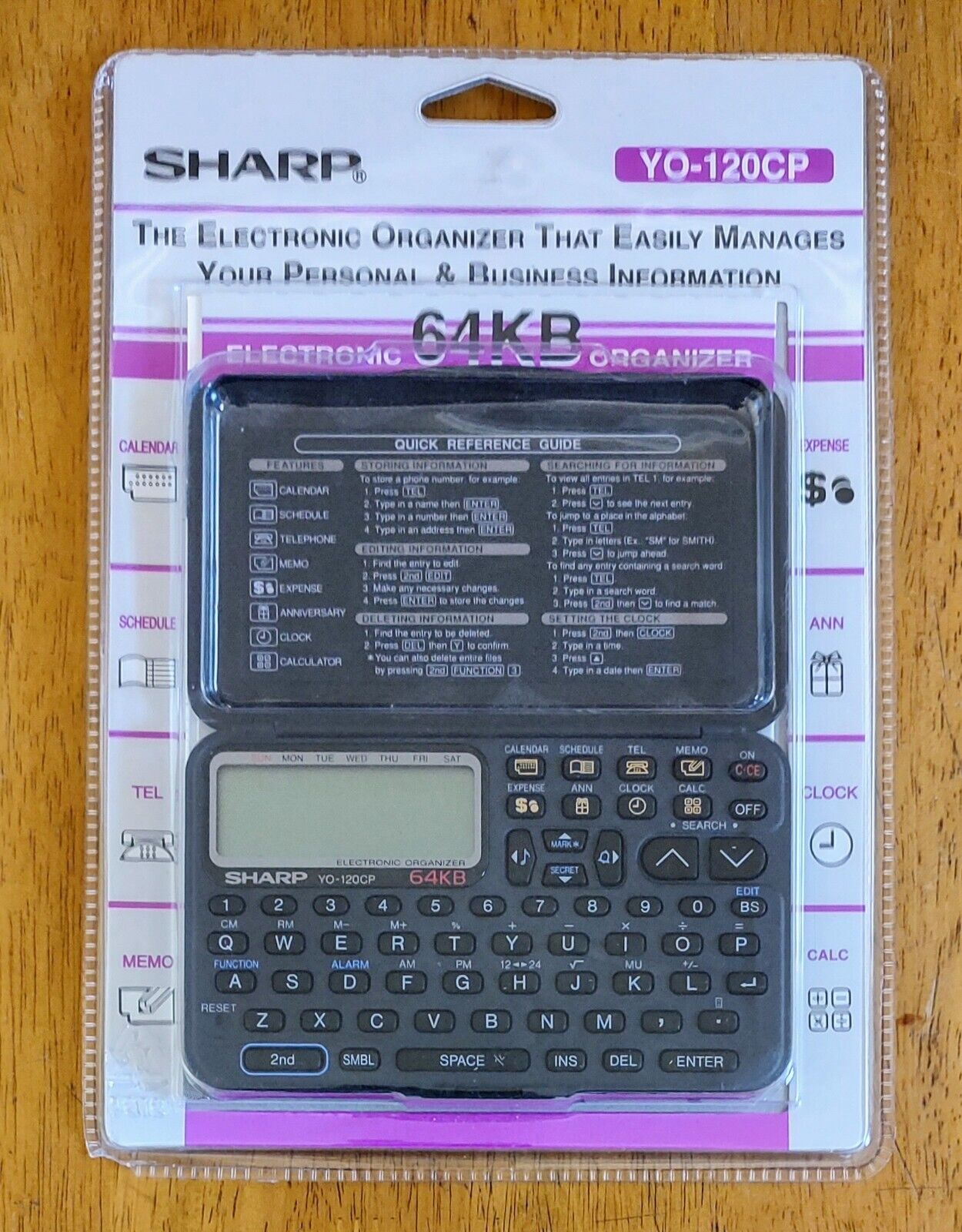 Sharp Electronic Organizer 64KB YO-120C Personal & Business New Sharp SPAKC 0756THZZ