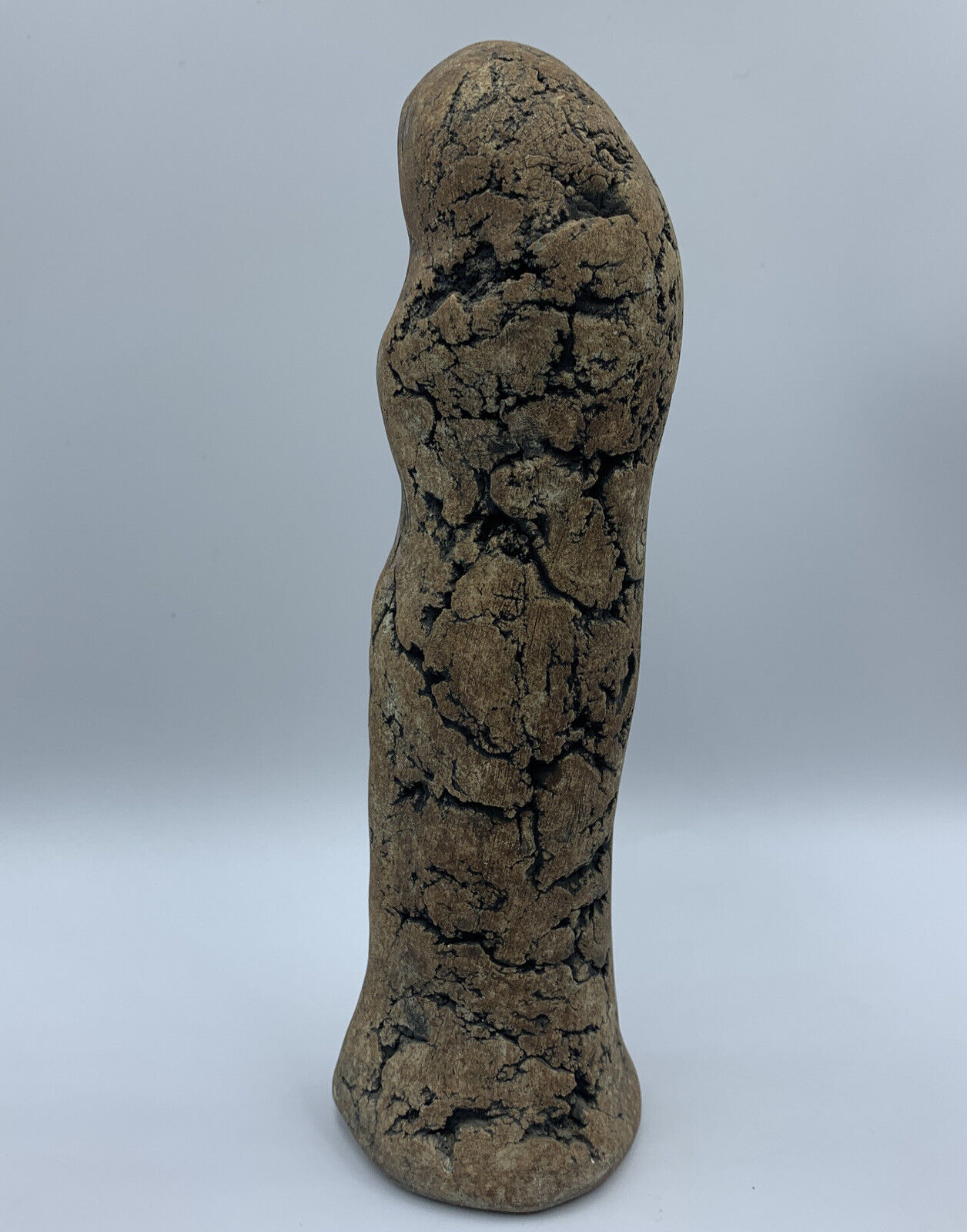 Folk Art Hand Carved Stone Women Figure 8” Tall, Engraved By Stan Без бренда - фотография #5