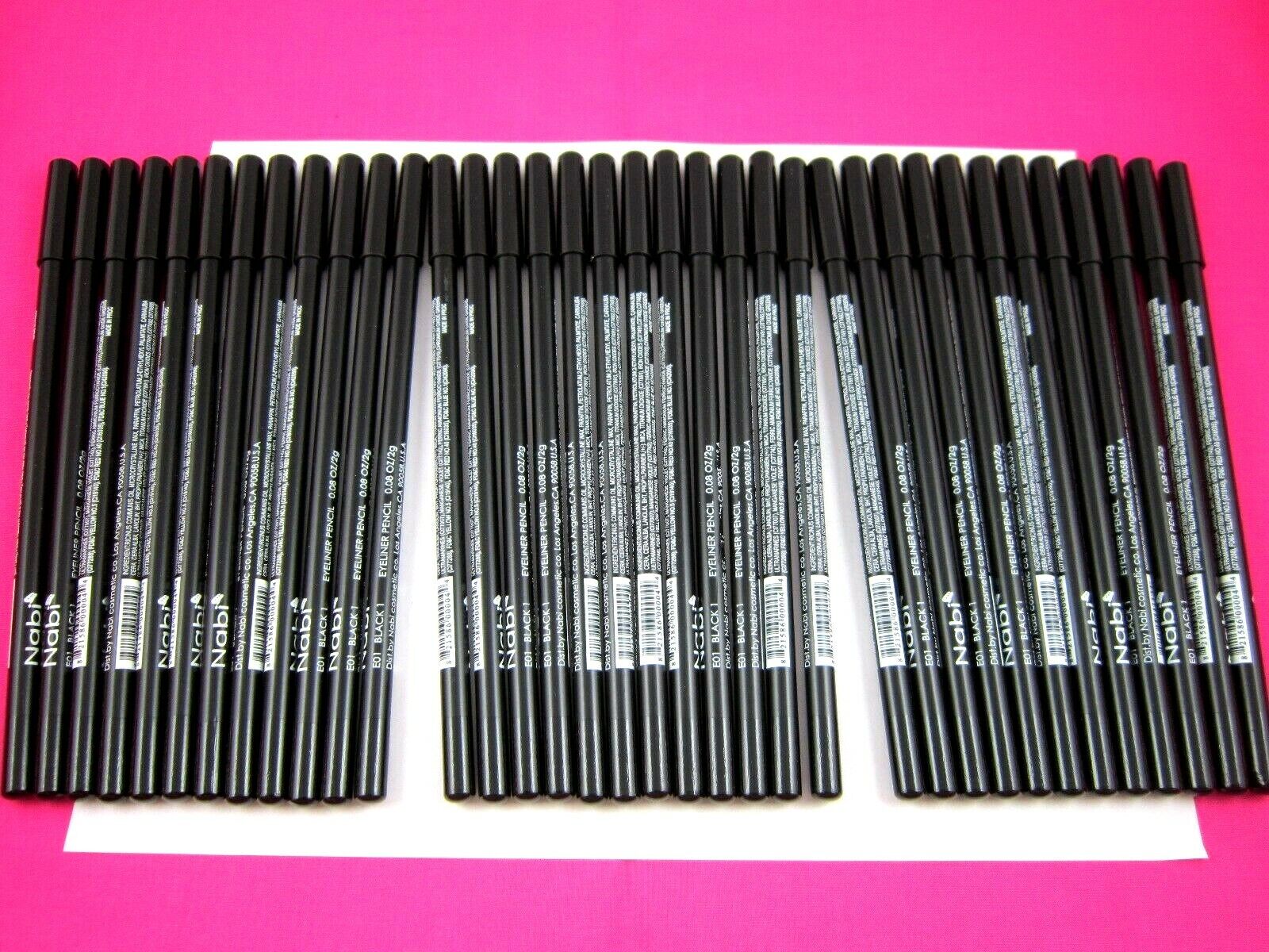 Eyeliner Pencil Black Color 36 Eye Liners Lot Nabi Brand  Nabi E01