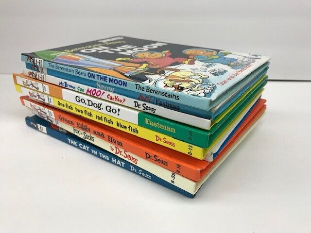 dr Seuss books 10 lot assorted kids book green eggs and ham cat hardcover - GOOD Без бренда - фотография #4