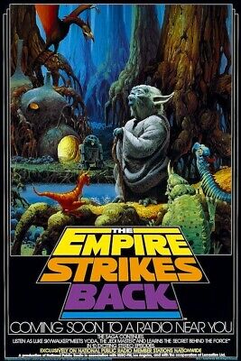 Star Wars "The Empire Strikes Back" Yoda POSTER Без бренда