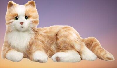 Orange Tabby Cat Interactive Companion Pets Realistic & Lifelike soft, brushable Unbranded Does not apply