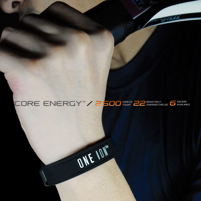 ONE ION CORE ENERGY Power Balance Wristband Ion Energy Bracelet Band - 6 Colors ONE ION