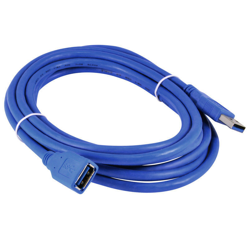 Premium 1.5FT 5FT 10FT 15FT USB 3.0 A Male to Female Extension Cable Cord Blue Unbranded/Generic does not apply - фотография #5
