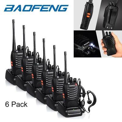6 x Baofeng BF-88A Two Way Radio Walkie Talkie UHF Handheld Upgraded Baofeng Does Not Apply