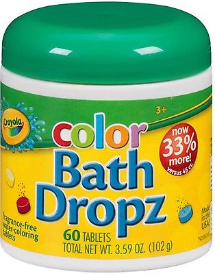 Crayola Color Bath Dropz 60 ea Crayola Does not apply