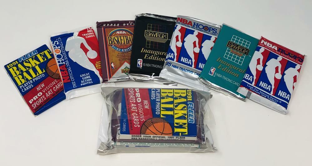 ESTATE LIQUIDATION- LOT OF NEW OLD VINTAGE UNOPENED NBA Basketball CARDS IN PACK Без бренда - фотография #4