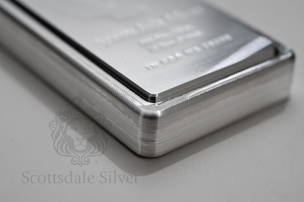 10 oz Scottsdale STACKER® Silver Bar .999 Silver #A182 Без бренда - фотография #4