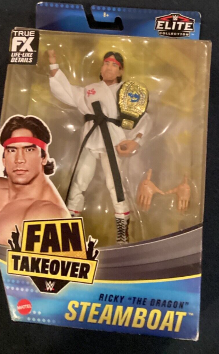 WWE Elite Fan Takeover RICKY THE DRAGON STEAMBOAT MIP! WWE
