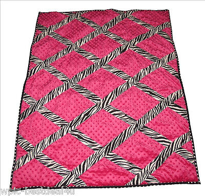 Baby Boutique - Hot Pink Zebra - 13 pcs Crib Bedding Set Sisi BB-HPZ13 - фотография #2