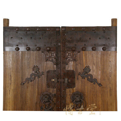 Chinese Antique Massive Court Yard Doors Panel 27P01-4 Без бренда - фотография #2