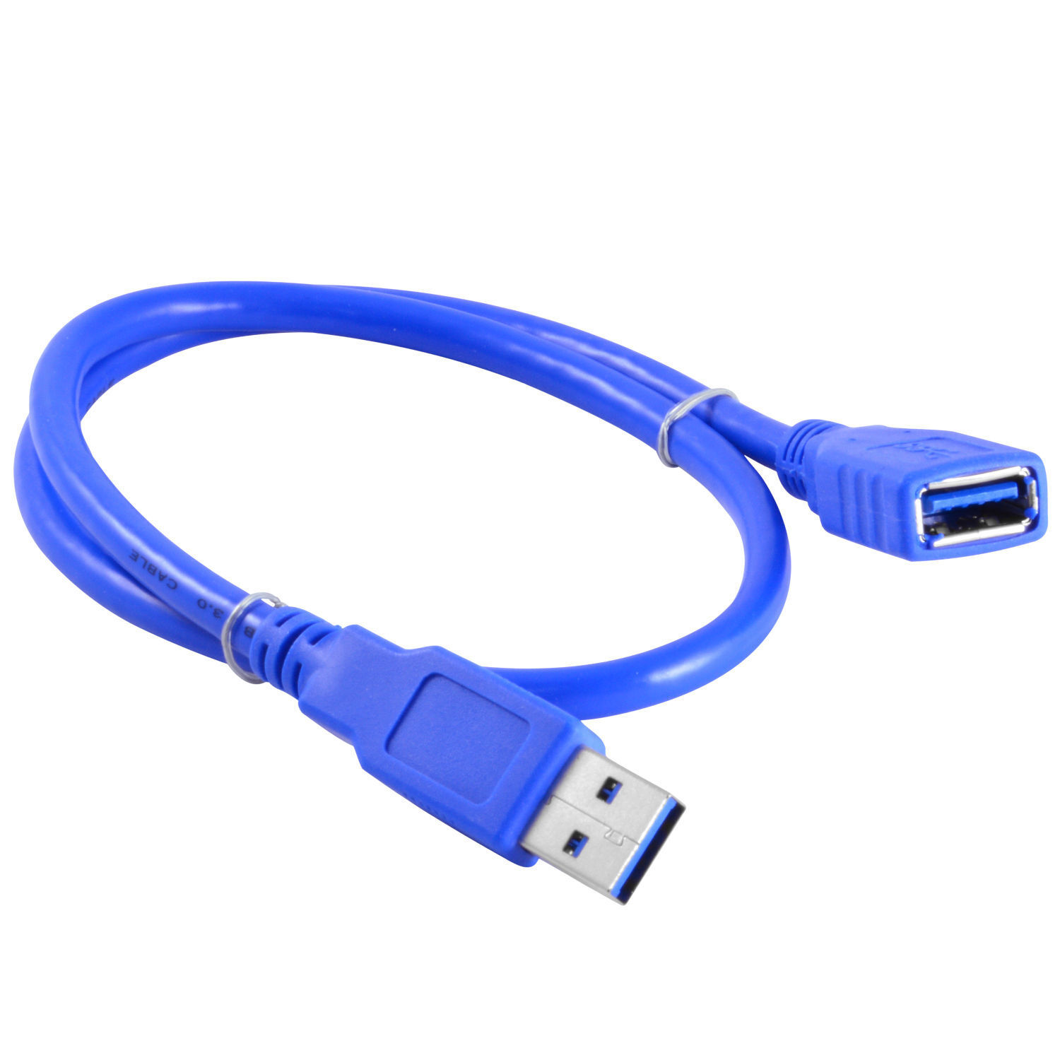 Premium 1.5FT 5FT 10FT 15FT USB 3.0 A Male to Female Extension Cable Cord Blue Unbranded/Generic does not apply - фотография #9