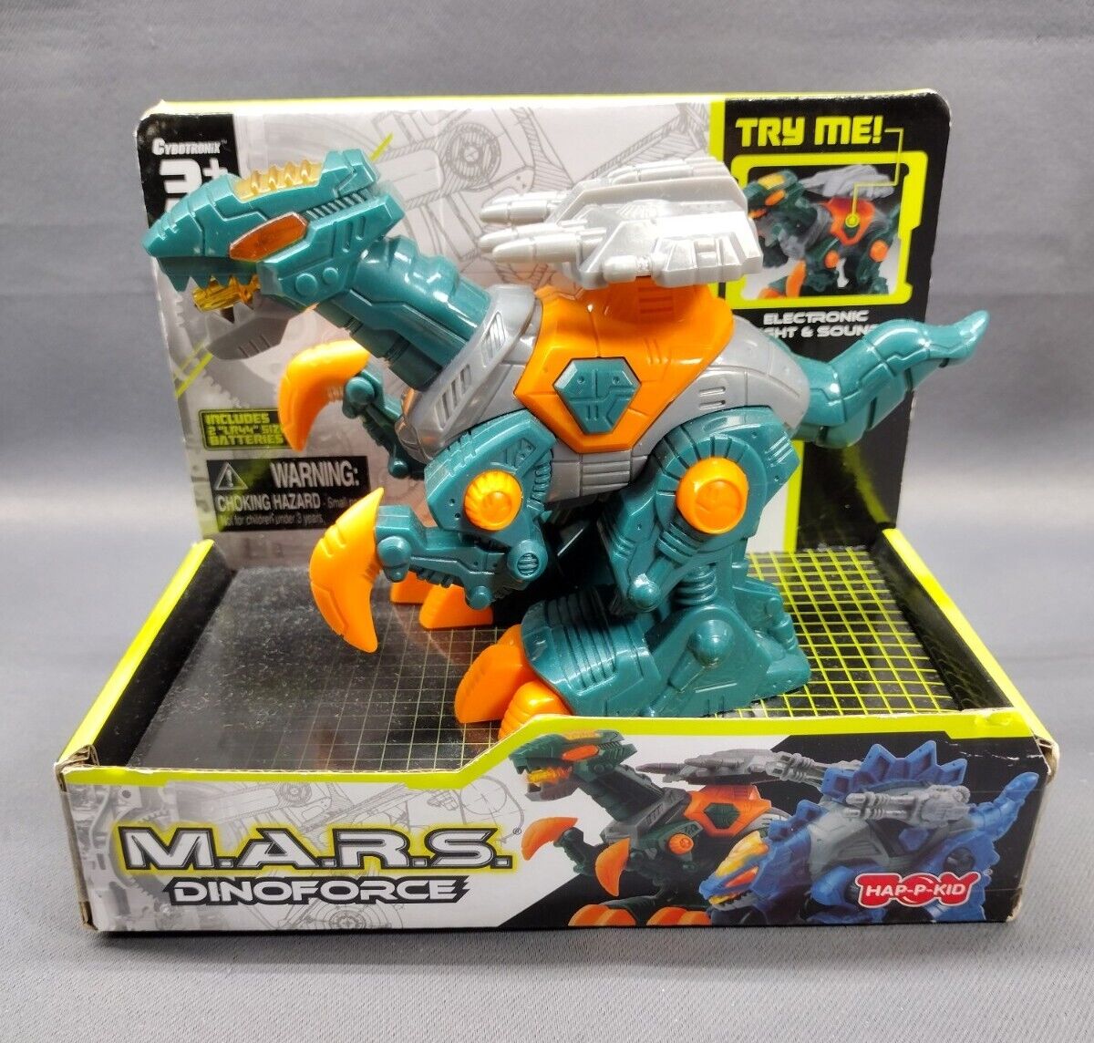 💥Cybotronic Electronic Light & Sound M.A.R.S. DINOFORCE Hap-P-Kid Toy Group HAP-P-KID None