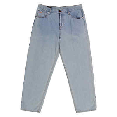 Emporio Armani Men's Hemp-Blend J73 Loose-Fit Denim Jeans, Waist Size 34" Emporio Armani 3R1J73-1DPWZ-0943 - фотография #5