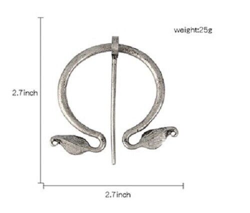 Viking Style Belt Buckle/ Brooch Cloak Pin Clasp Shoulder Shawl Scarf Clasp Без бренда - фотография #11