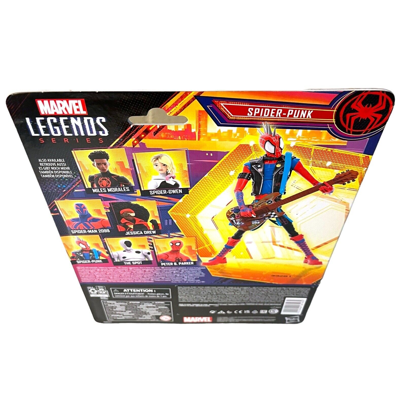 Marvel Legends Spider Punk Spiderman Across the Spider-verse 6” Figure New Fast Hasbro - фотография #8