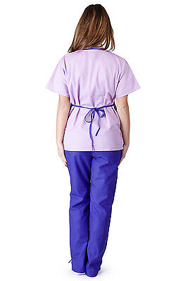 Medical Nursing Women Scrubs NATURAL UNIFORMS Contrast Mock Sets Size XS - 3XL Natural Uniforms - фотография #11