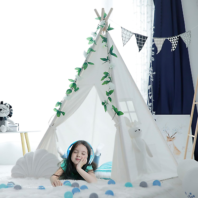 RongFa Teepee Tent for Kids-Portable Children Play Tent Indoor Outdoor White RONGFA Not Applicable - фотография #4