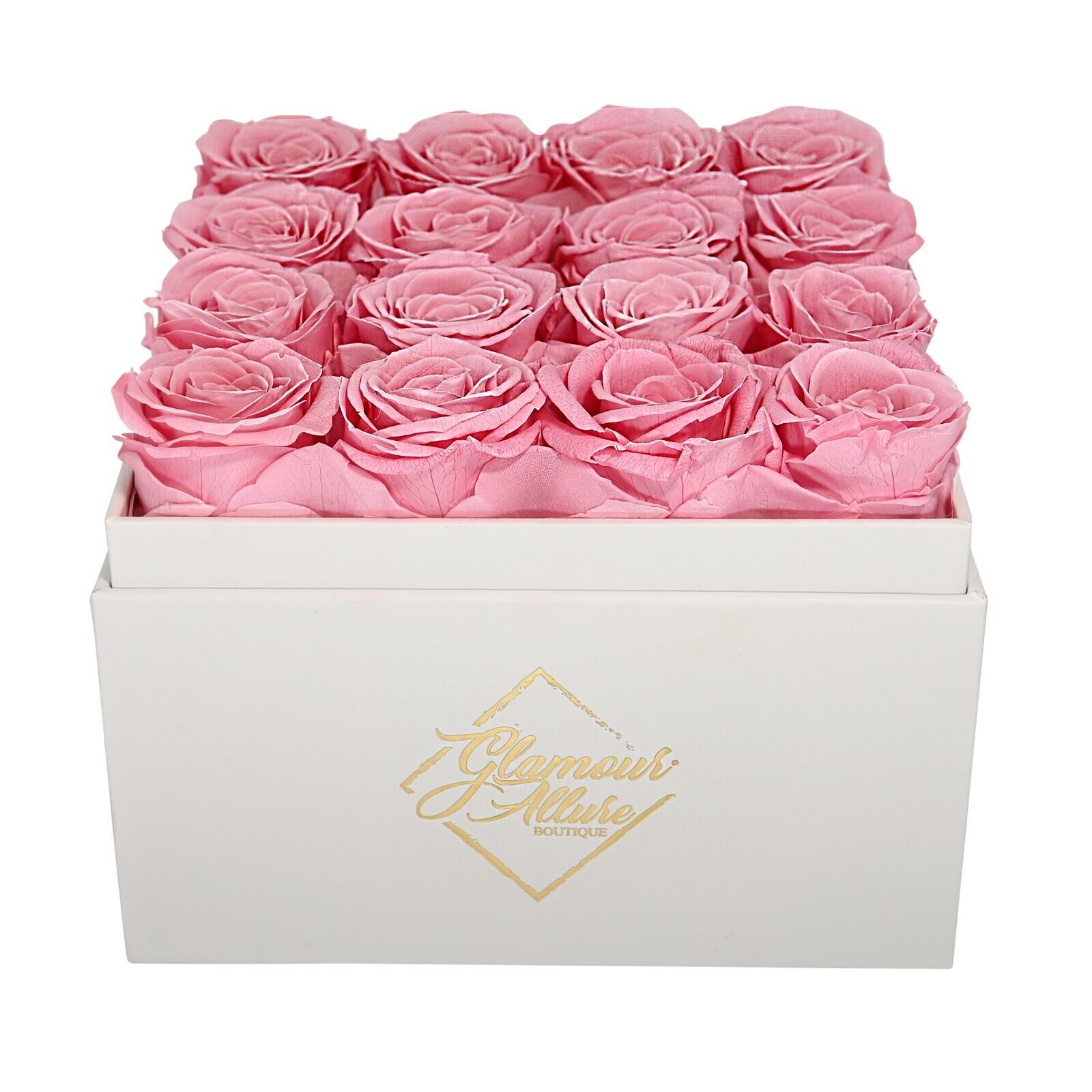 Handmade Preserved Real Roses in a Gift Box - 16 roses - Preserved Flowers Glamour Allure Boutoque - фотография #5