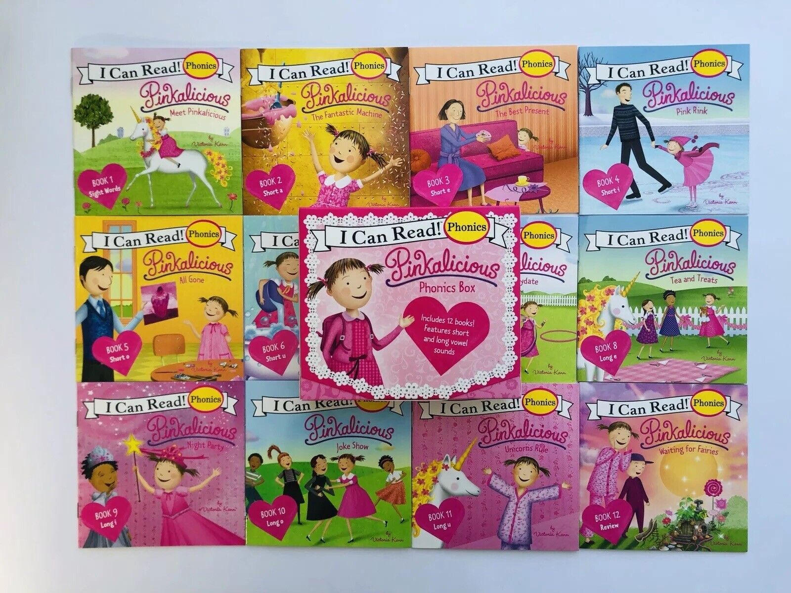 Fancy Nancy + Pinkalicious Kids Books Phonics Fun I Can Learn to Read Lot 24 Без бренда - фотография #3