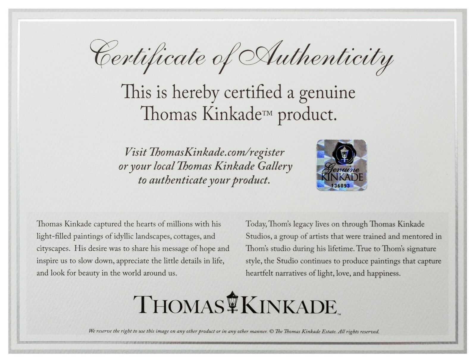 Thomas Kinkade Holiday Collection 14 x 14 Gallery Wrapped Canvas (Choice of 4) Без бренда - фотография #5