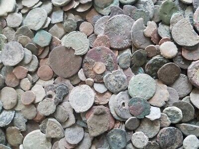 LOT OF 10 - Very Low Grade Junk Ancient Roman Coins / 330 A.D. Constantine  Без бренда - фотография #2