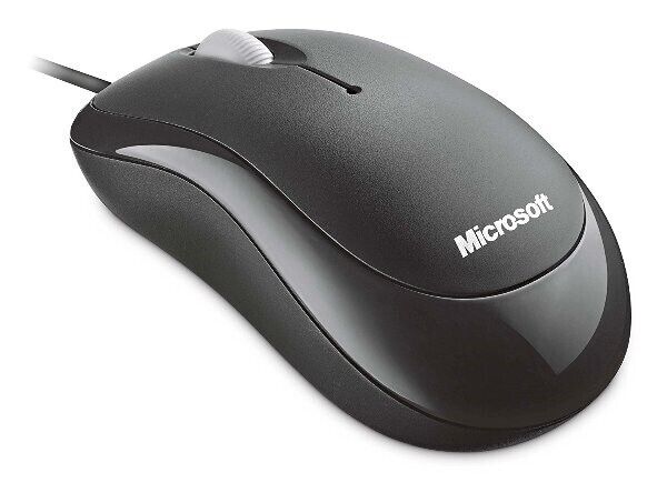 Microsoft Wired Basic Optical Mouse for Business - Black Brand New 4YH-00005 Microsoft 4YH-00005