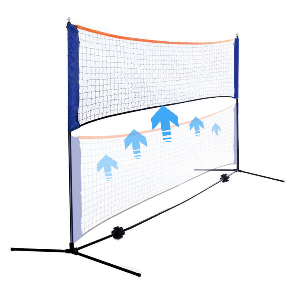10 Feet Portable Badminton Volleyball Tennis Net Set with Stand/Frame Carry Bag Segawe S02-1221@#GG2008 - фотография #4