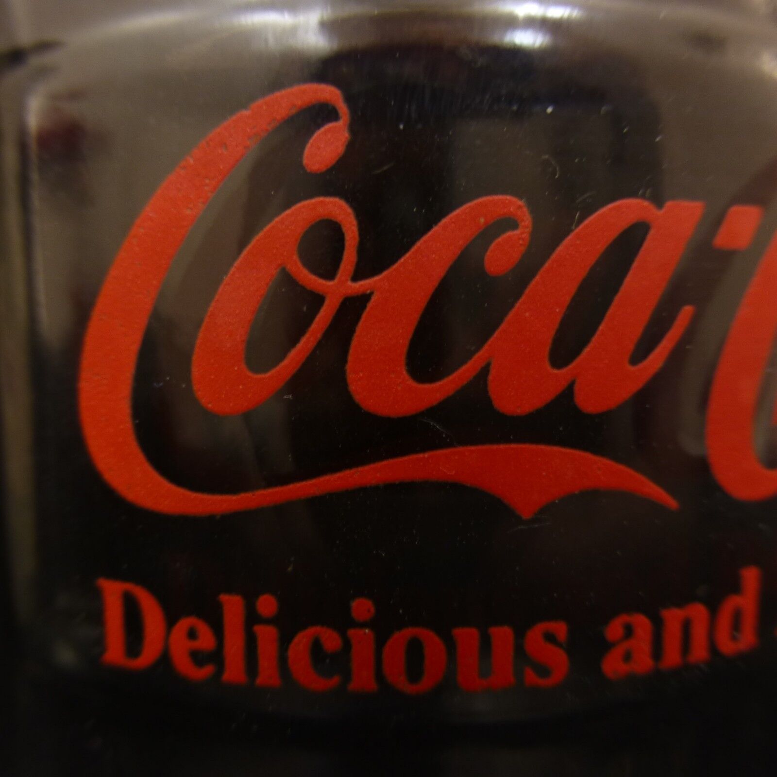 NOS Vintage 1992 COCA-COLA Glass SUGAR SHAKER JAR Red METAL LID Restaurant Style Coca-Cola - фотография #3