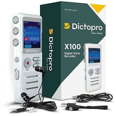 DICTOPRO X100 Digital Voice Activated Recorder Portable Mini Tape Dictaphone 8GB Dictopro X100 - фотография #7