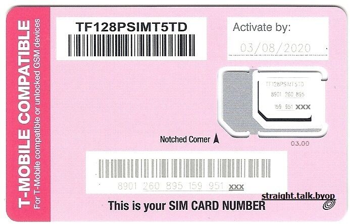Straight Talk SIM Card  AT&T, Verizon, T-Mobile  Activation 4G LTE SIM Card kit Straight Talk - фотография #3