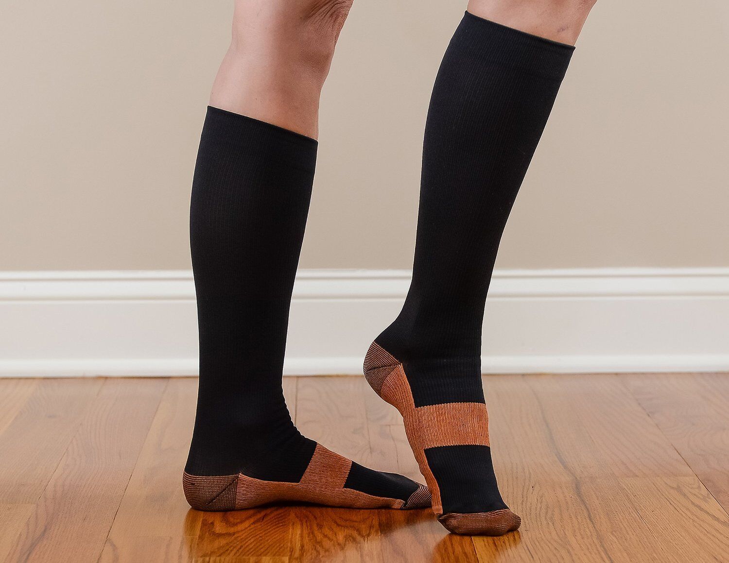 Copper Compression Socks Support Stockings 20-30 mmHg Men Women S-XXL (1-3 Pair) Copper Compression Socks Does Not Apply